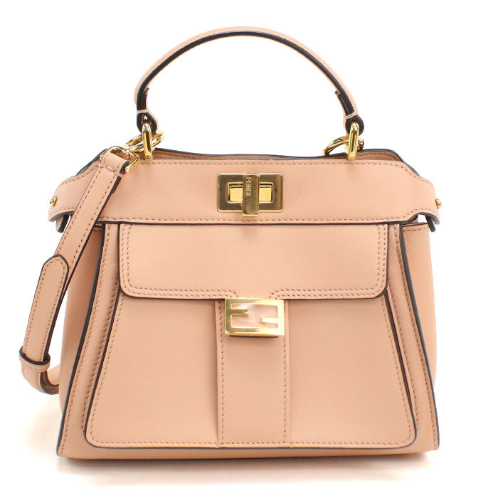 FENDI【フェンディ】 8BN244 ピーカブー ミニ ピーカブー ハンドバッグ カーフ レディース