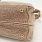 FENDI Peekaboo Iseeu Small Shearling Handbag/Shoulder Bag - Pink