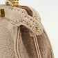 FENDI Peekaboo Iseeu Small Shearling Handbag/Shoulder Bag - Pink