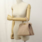 FENDI Peekaboo Iseeu Small Shearling Handbag/Shoulder Bag - Pink