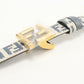 FENDI FF Belt Reversible Canvas and Leather Belt - Blue