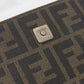 FENDI Zucca FF Messenger PVC Shoulder Bag - Brown