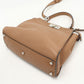 FENDI Peekaboo Selleria Calfskin Handbag/Shoulder Bag - Brown