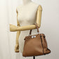 FENDI Peekaboo Selleria Calfskin Handbag/Shoulder Bag - Brown