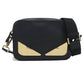 FENDI Monster Leather Shoulder Bag - Black