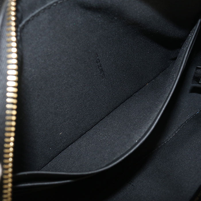 FENDI Monster Leather Shoulder Bag - Black