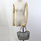 FERRAGAMO Gancini Calfskin Handbag - Grey