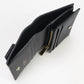 FERRAGAMO Vara Calfskin Bi-fold Compact Wallet - Black