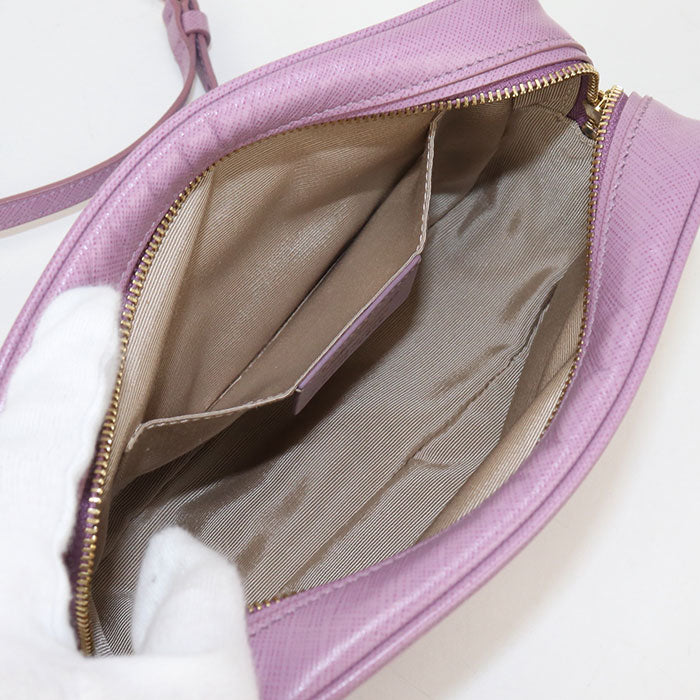 FERRAGAMO ガンチーニ カーフ ショルダーバッグ - パープル