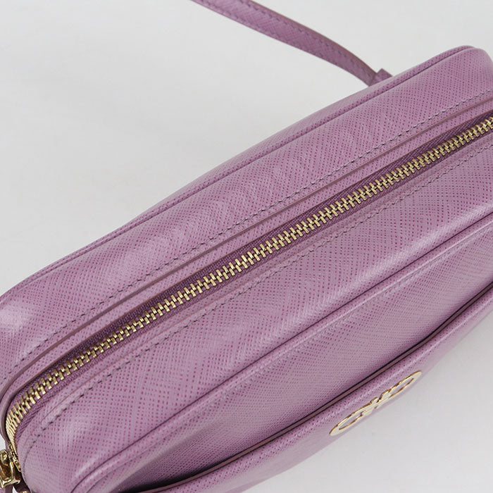 FERRAGAMO ガンチーニ カーフ ショルダーバッグ - パープル