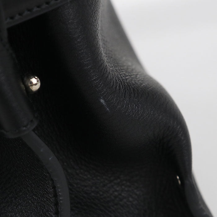 FERRAGAMO ガンチーニ カーフ トートバッグ - ブラック