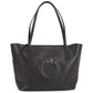 FERRAGAMO Gancini Calfskin Tote Bag - Brown