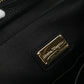FERRAGAMO Gancini Calfskin Handbag/Shoulder Bag - Black