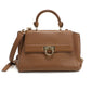 Ferragamo Sofia Gancini Calfskin Handbag/Shoulder Bag - Brown