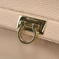 FERRAGAMO Sofia Gancini Calfskin Handbag/Shoulder Bag - Beige