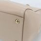 FERRAGAMO Vara Ribbon Calfskin Chain Tote Bag - Beige