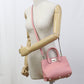 Ferragamo Gancini Studio Bag Calfskin Handbag/Shoulder Bag - Pink