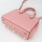 Ferragamo Gancini Studio Bag Calfskin Handbag/Shoulder Bag - Pink