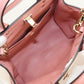Ferragamo Gancini Studio Bag Calfskin Handbag/Shoulder Bag - Pink
