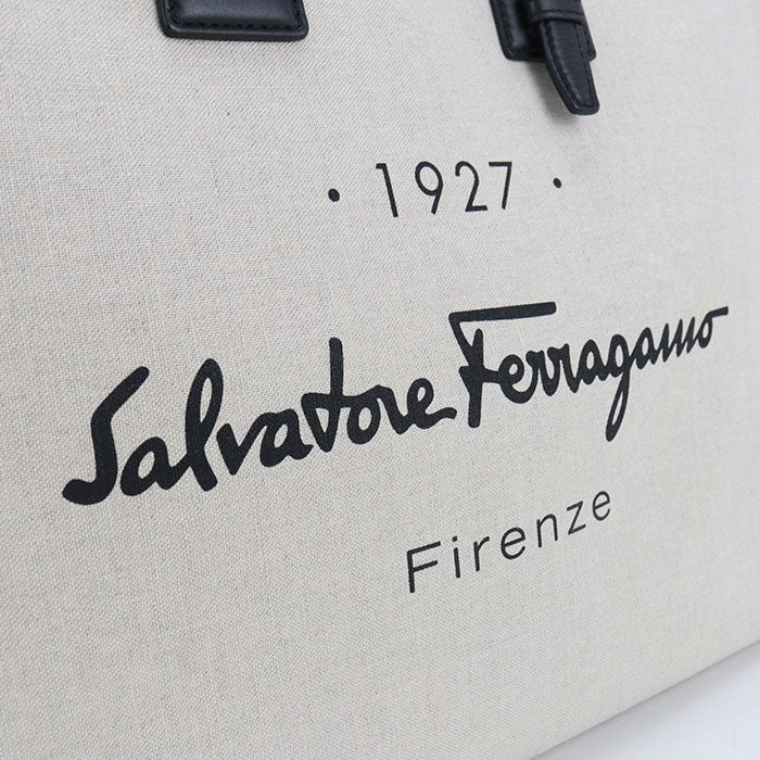 FERRAGAMO【フェラガモ】 24 0842 トートバッグ キャンバス ユニセックス
