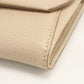 Ferragamo Wanda Gancini Calf Leather Bi-fold Long Wallet - Beige