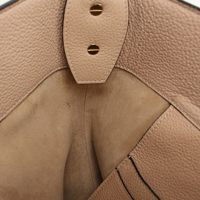 Ferragamo ガンチーニ スタジオ バケットバッグ ショルダーバッグ - ベージュ