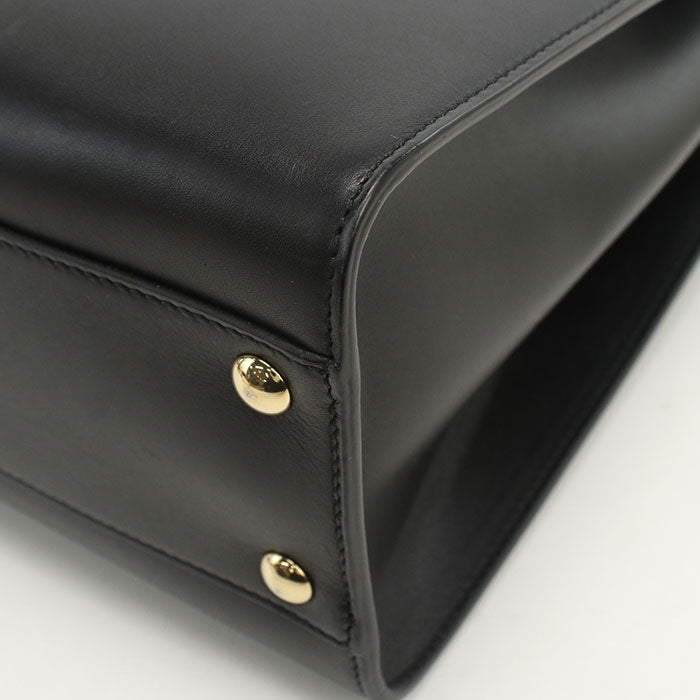 Ferragamo ジュリエット ガンチーニ カーフスキン ハンドバッグ - ブラック