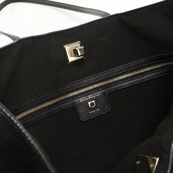 FERRAGAMO【フェラガモ】 21 H655 ガンチーニ トートバッグ カーフ レディース