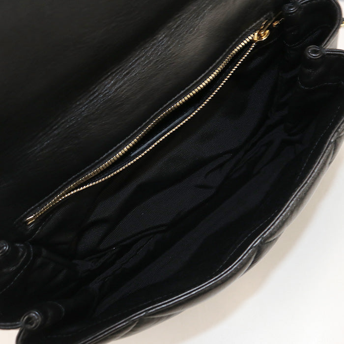FERRAGAMO【フェラガモ】 21 E767 チェーン ヴァラリボン ショルダーバッグ カーフ レディース