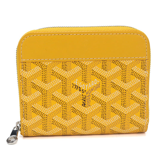 GOYARD Matignon PM Wallet Coin Purse Goyardine Canvas Unisex