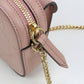 GUCCI Jumbo GG Leather Chain Shoulder Bag - Pink