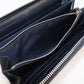 GUCCI Ophidia Zip-Around GG Supreme Canvas Long Wallet - Navy