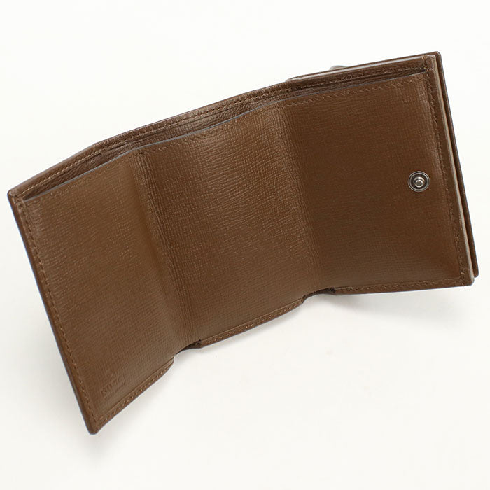 GUCCI × BALENCIAGA ザ ハッカープロジェクト ネオ クラシック GGキャンバス 三つ折り財布 コンパクトウォレット - ベージュ