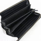 GUCCI GG Marmont Round Zip Leather Long Wallet - Black