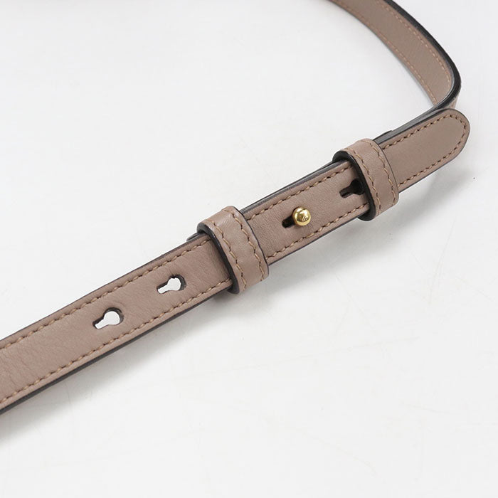 GUCCI GGマーモント スモール カメラバッグ キルティングレザー ショルダーバッグ - ベージュ