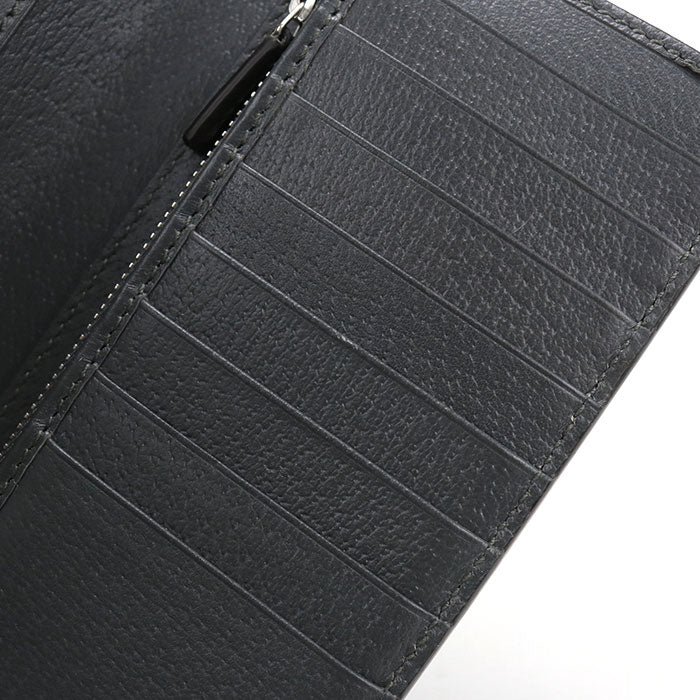 GUCCI オフィディア GGスプリームキャンバス 二つ折り長財布 ロングウォレット - グレー