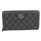 GUCCI オフィディア GGスプリームキャンバス ジップアラウンドウォレット 長財布 ロングウォレット - グレー