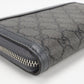 GUCCI オフィディア GGスプリームキャンバス ジップアラウンドウォレット 長財布 ロングウォレット - グレー