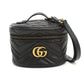 GUCCI GGマーモント キルティング レザー ミニ バッグパック - ブラック