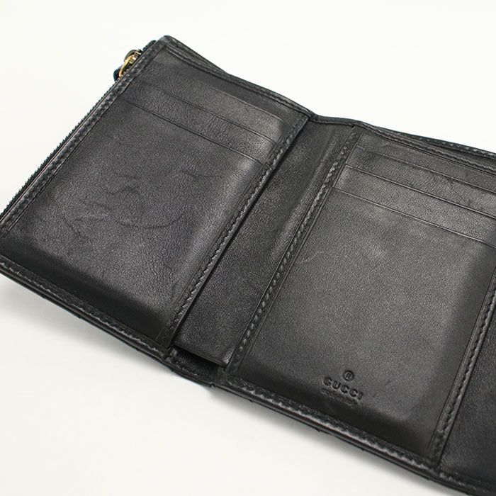 GUCCI【グッチ】 474802 GGマーモント 三つ折り財布/キルティングレザー レディース