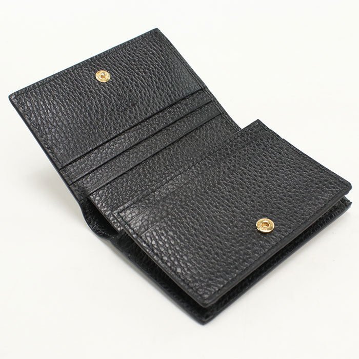 GUCCI【グッチ】 658610 カードケース ウォレット GGスプリーム 二つ折り財布 PVC/レザー レディース