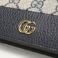 GUCCI【グッチ】 658610 カードケース ウォレット GGスプリーム 二つ折り財布 PVC/レザー レディース