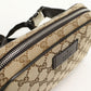 GUCCI GGキャンバス ウエストバッグ ボディバッグ - ブラウン