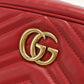 GUCCI【グッチ】 448065 ミニ カメラバッグ GGマーモント 斜め掛け ショルダーバッグ/キルティングレザー レディース