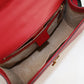 GUCCI シルヴィ カーフレザー ショルダーバッグ - レッド