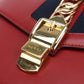 GUCCI シルヴィ カーフレザー ショルダーバッグ - レッド