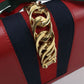 GUCCI シルヴィ カーフレザー ショルダーバッグ - レッド