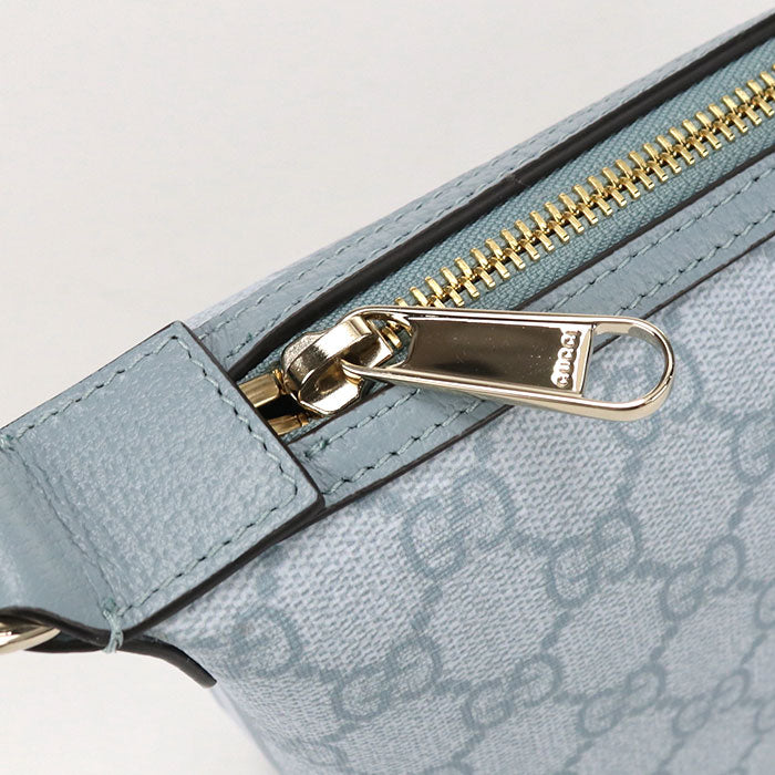 GUCCI オフィディア GGスプリームキャンバス スーパーミニショルダーバッグ ハンドバッグ - ブルー