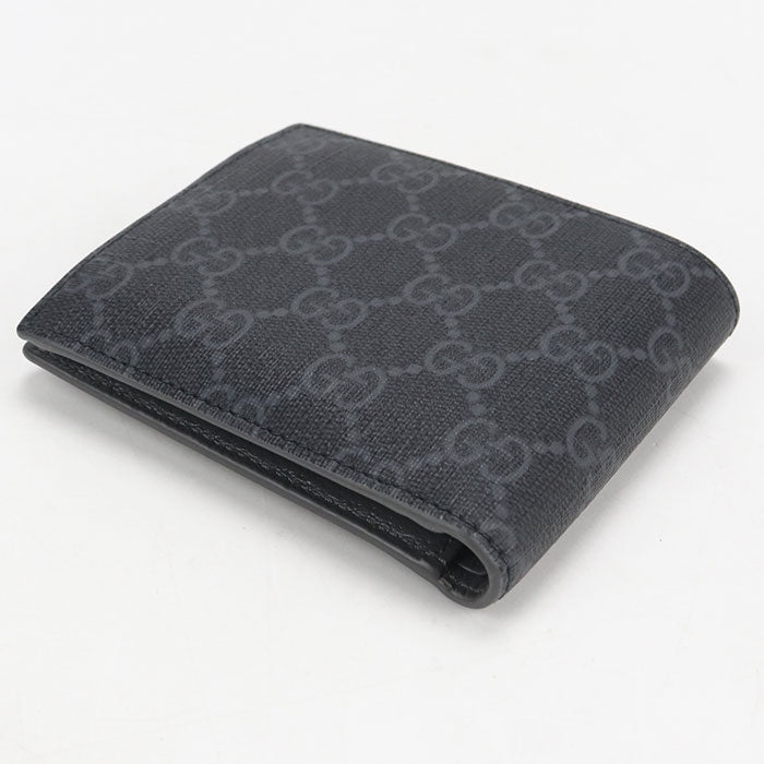 GUCCI GGインプリメ PVC 二つ折り財布 コンパクトウォレット - グレー