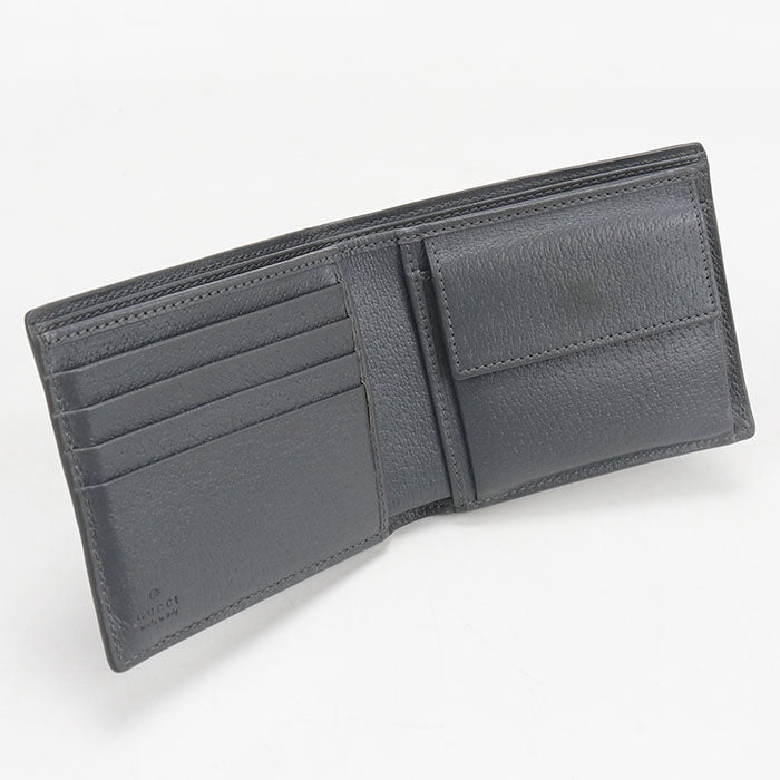 GUCCI GGインプリメ PVC 二つ折り財布 コンパクトウォレット - グレー